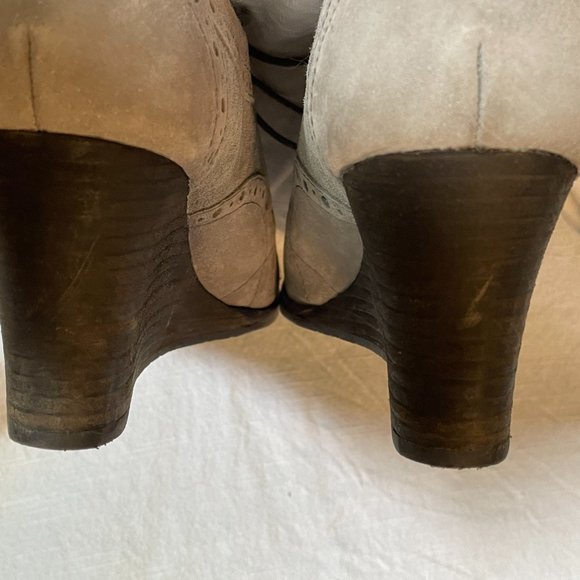 Grey Tyro Wedge Heel (Oxford/Brogue) - Hush Puppies - NWOT - Picture 5 of 6